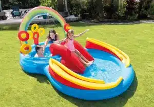 rainbow pool ring inflatable play center Wholesale (6)