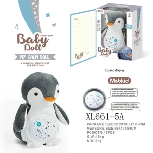 Плюшевые игрушки Comfort DOLL (Пингвин) в упаковке 3 ААА оптом