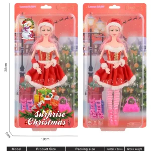 Vendita all'ingrosso di bambole Barbie natalizie da 11 pollici