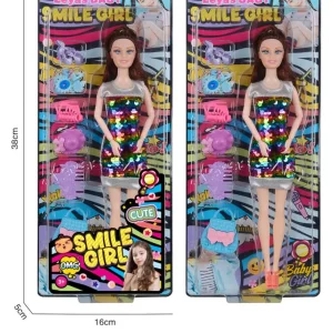11 inch Barbie DOLL sequin skirt Toys Wholesale