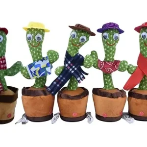 Cactus iluminan juguetes MUÑECA de peluche con música al por mayor