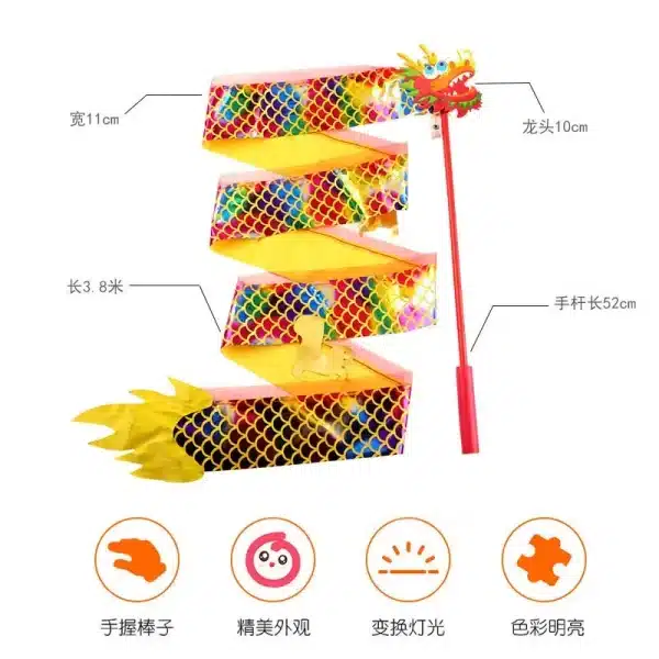 Luminous dragon lantern ribbon Toys Wholesale (2)