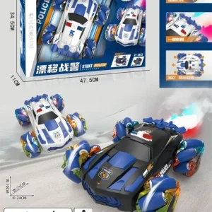 jouet de voiture rc cascadeur de police