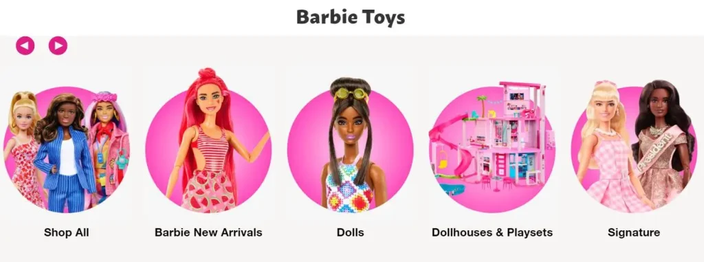 Marki zabawek dla lalek:Zabawki Barbie
