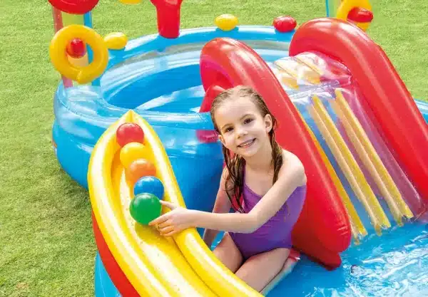 rainbow pool ring inflatable play center Wholesale (1)