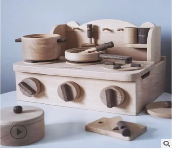 produttore di set da gioco da cucina in legno