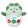 DOLL toy plush DOLL sound and light appease dinosaur tumbler